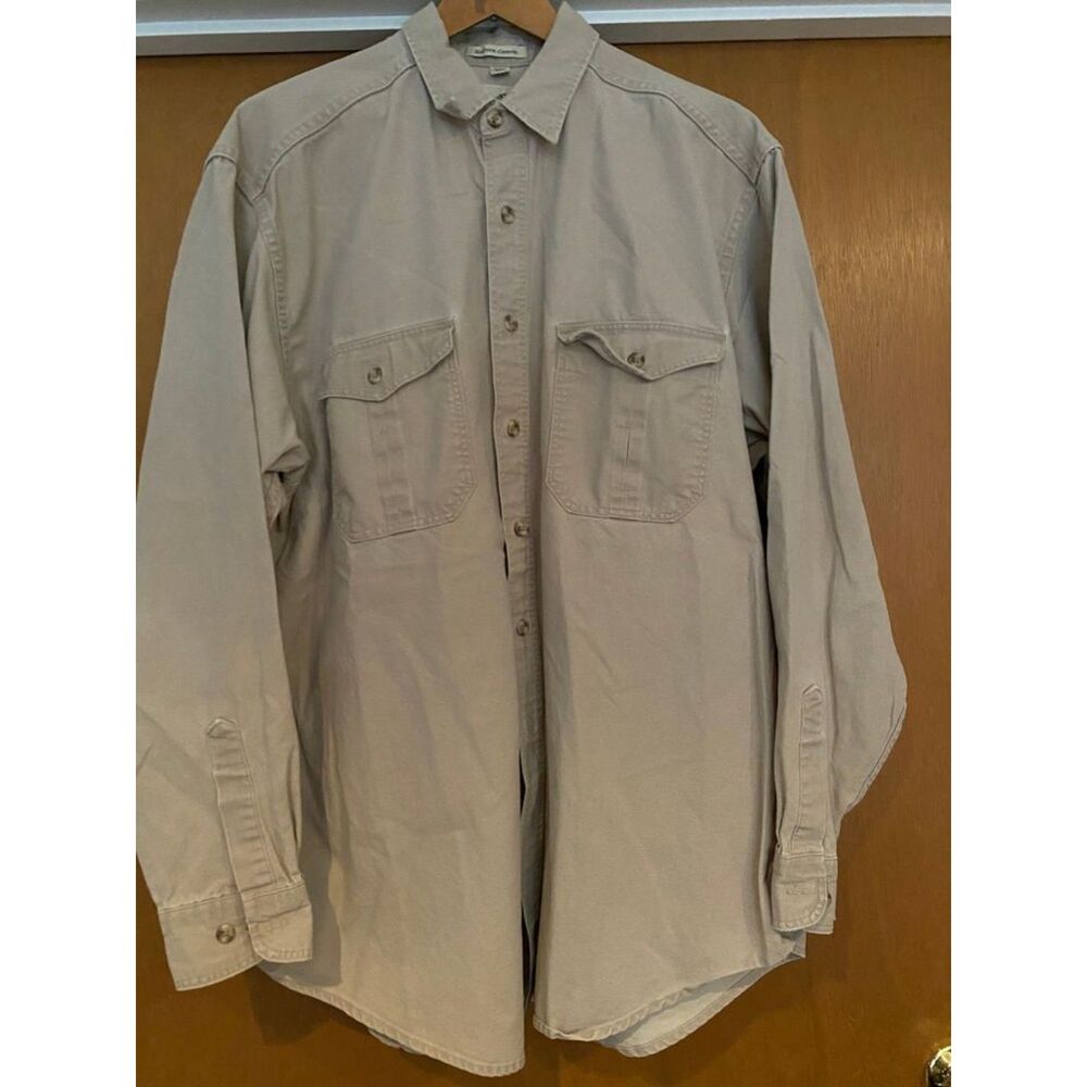 Vintage mens Eddie Bauer Long sleeve Elkborn Canvas, size XLT